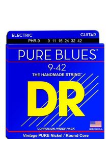 DR PHR-9 PURE BLUES CORDIERA PER CHITARRA ELETTRICA 0.09/0.42
