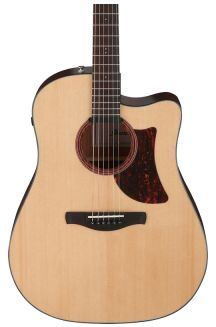 IBANEZ AAD 170CE LGS ADVANCED ACOUSTIC GRAND DREANOUGHT NATURAL LOW GLOSS